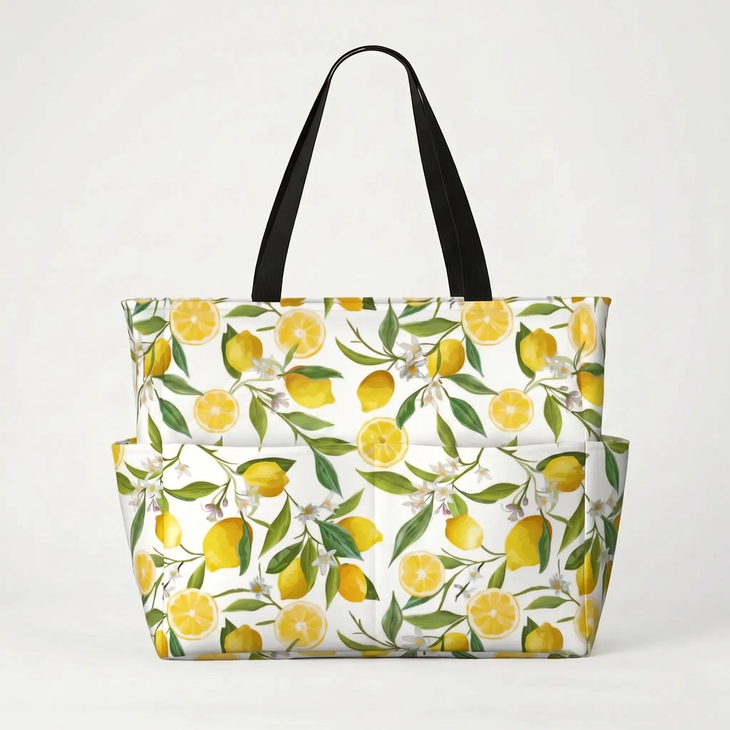 Mooie strandtas met print