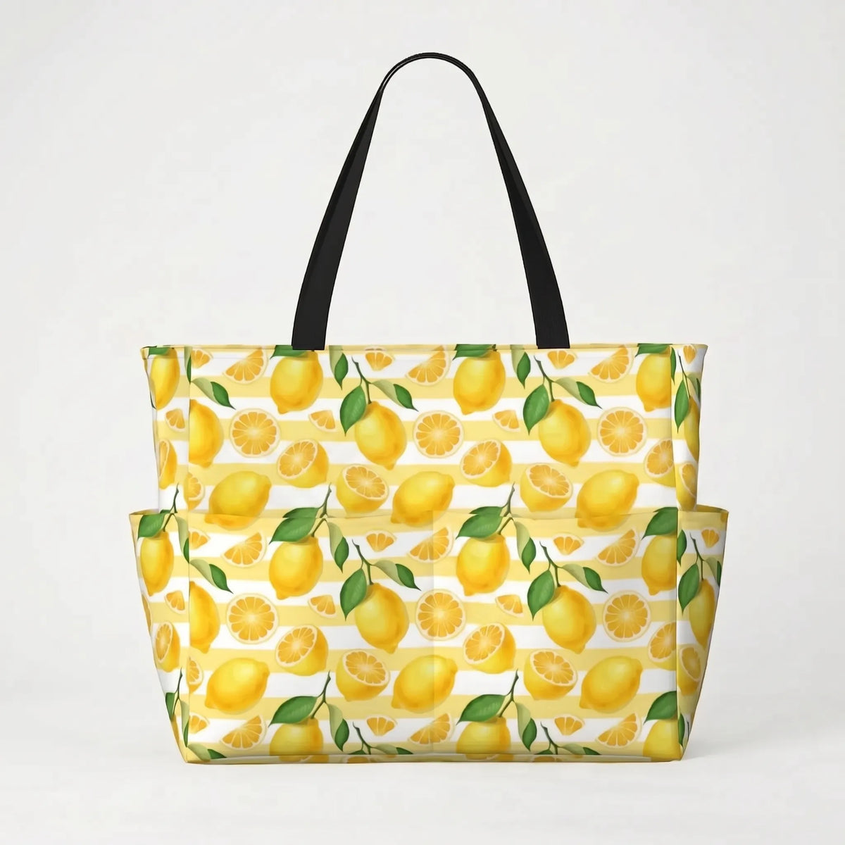 Mooie strandtas met print