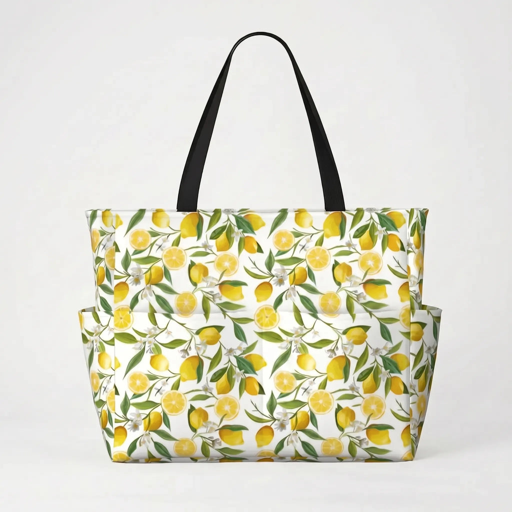 Mooie strandtas met print