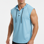 Mouwloze henley-tanktop