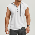 Mouwloze henley-tanktop