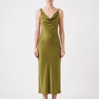 Mouwloze midi-jurk