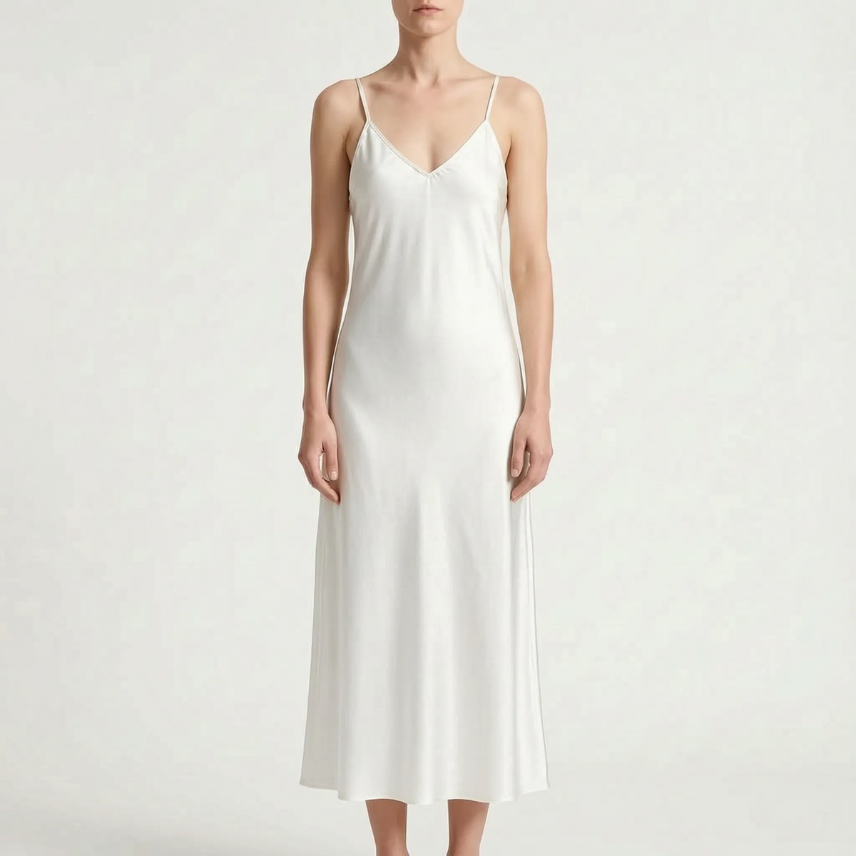 Mouwloze slipdress – Noor