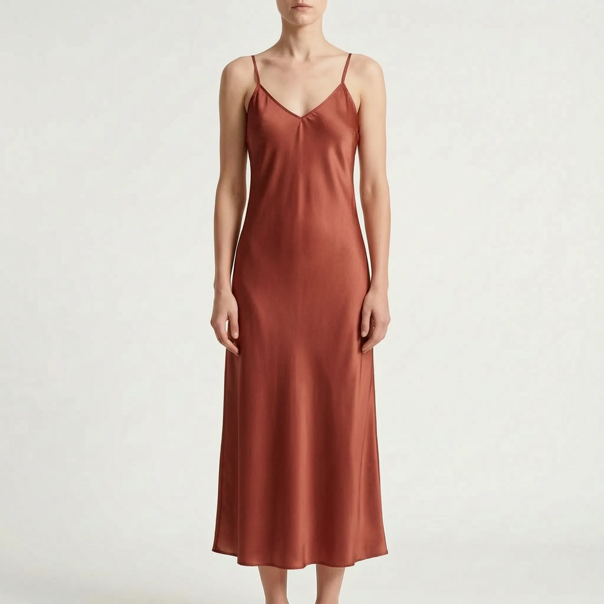 Mouwloze slipdress – Noor