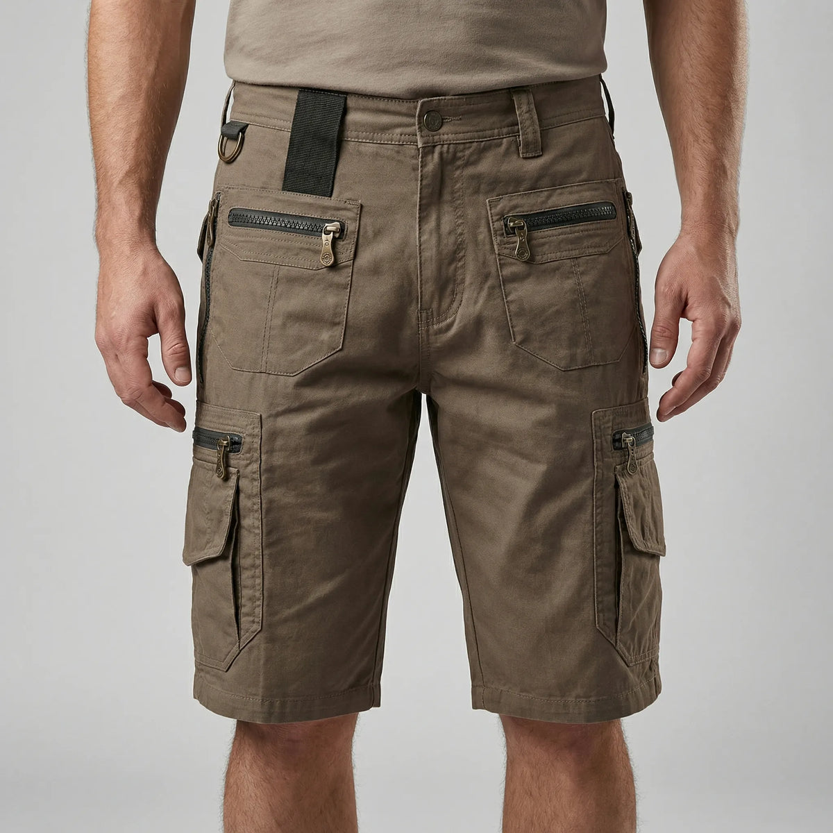 Multi-pocket tactische cargoshorts