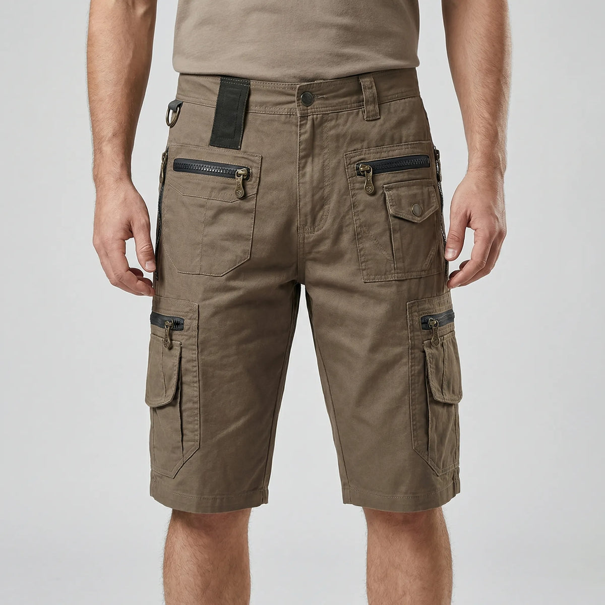 Multi-pocket tactische cargoshorts