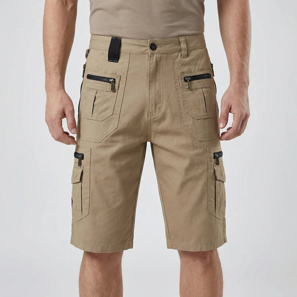 Multi-pocket tactische cargoshorts