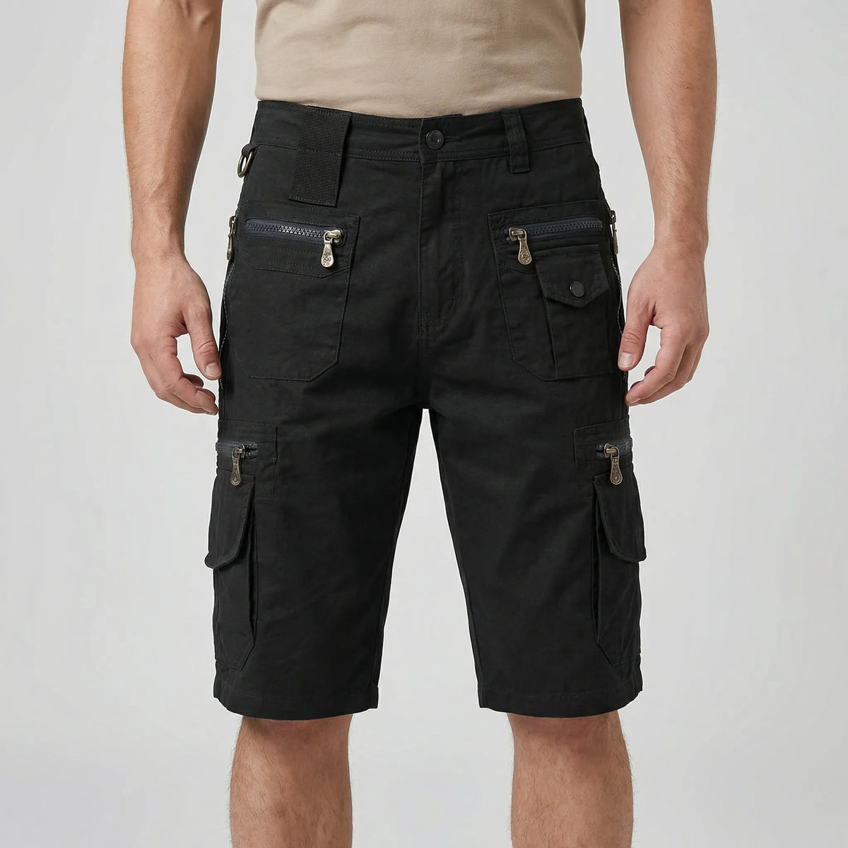 Multi-pocket tactische cargoshorts