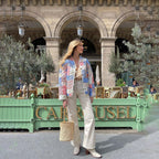 Print damesblazer