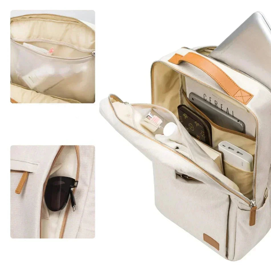 Rugzak met laptopvak en usb-oplaadpoort