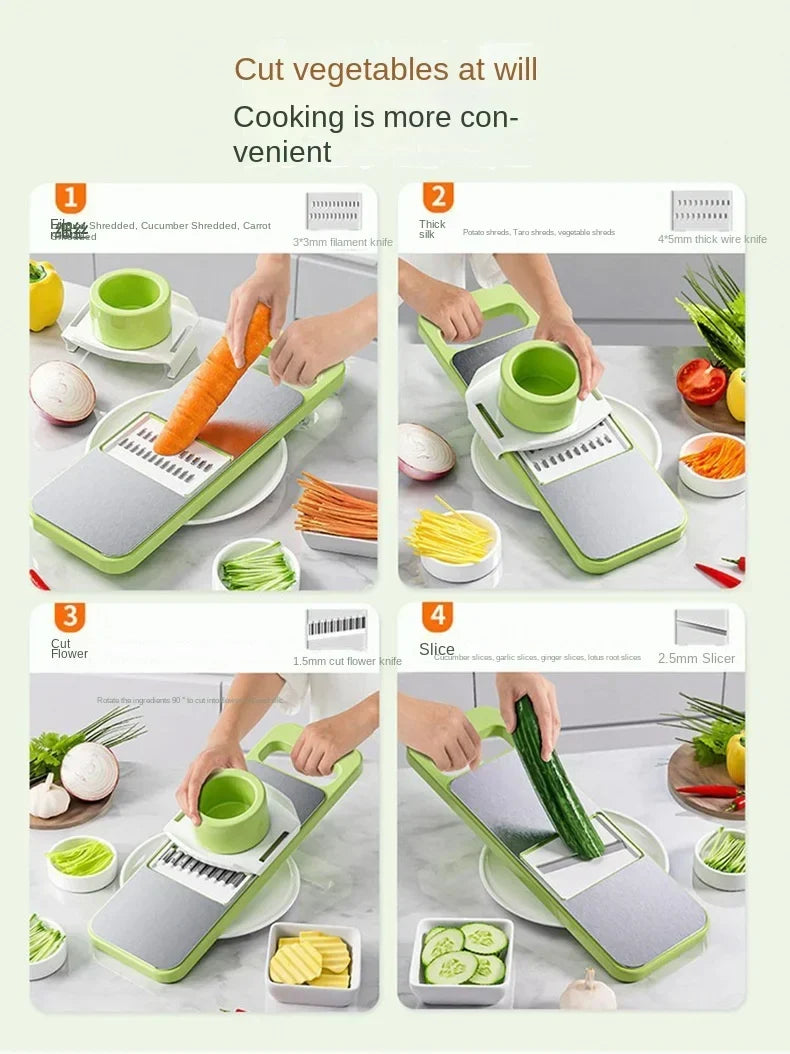 Multifunctionele mandoline groentesnijder