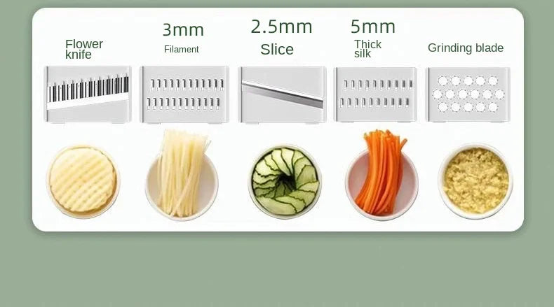 Multifunctionele mandoline groentesnijder