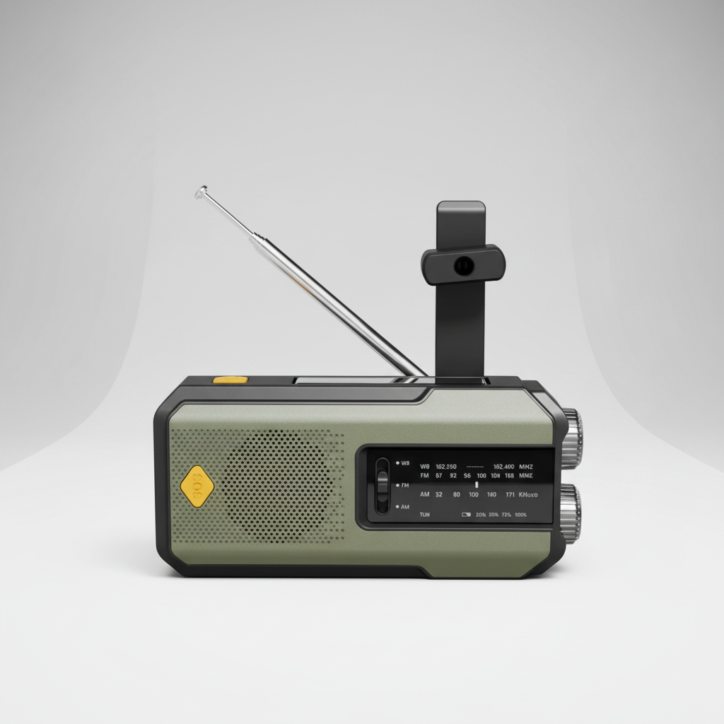 Multifunctioneel noodradio – Noor