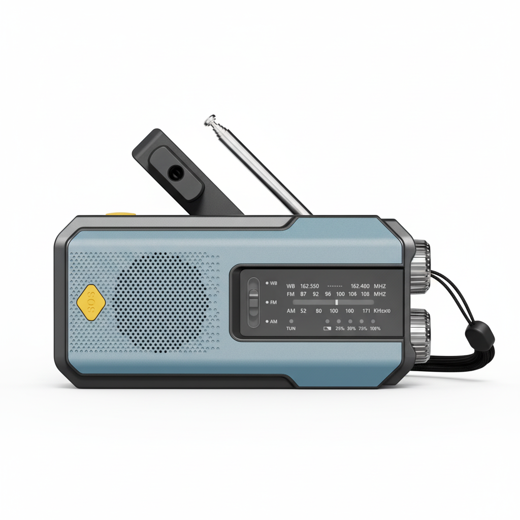 Multifunctioneel noodradio – Noor
