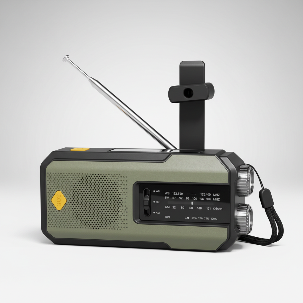 Multifunctioneel noodradio – Noor