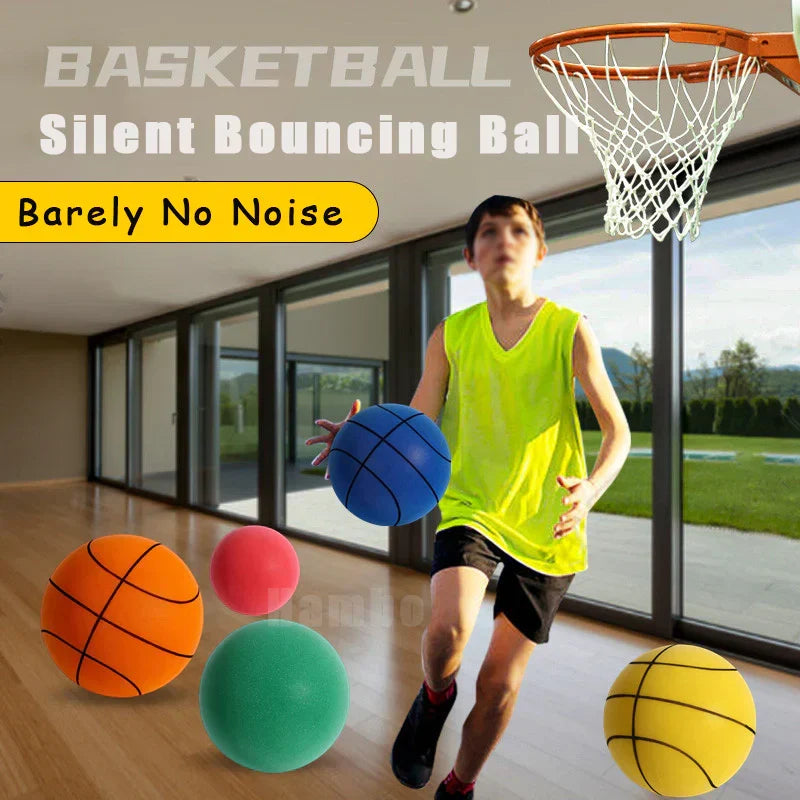 Stille basketbal voor geruisloze training en plezier