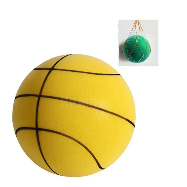 Stille basketbal voor geruisloze training en plezier