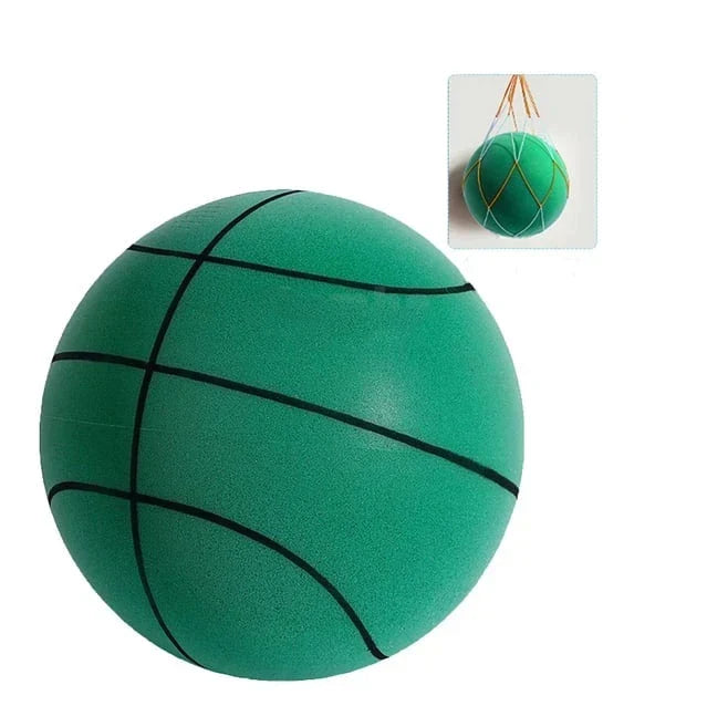 Stille basketbal voor geruisloze training en plezier
