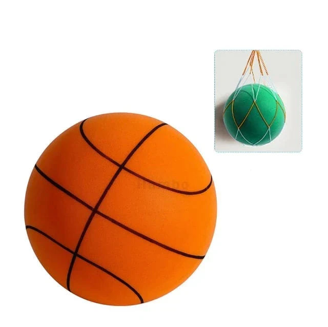 Stille basketbal voor geruisloze training en plezier