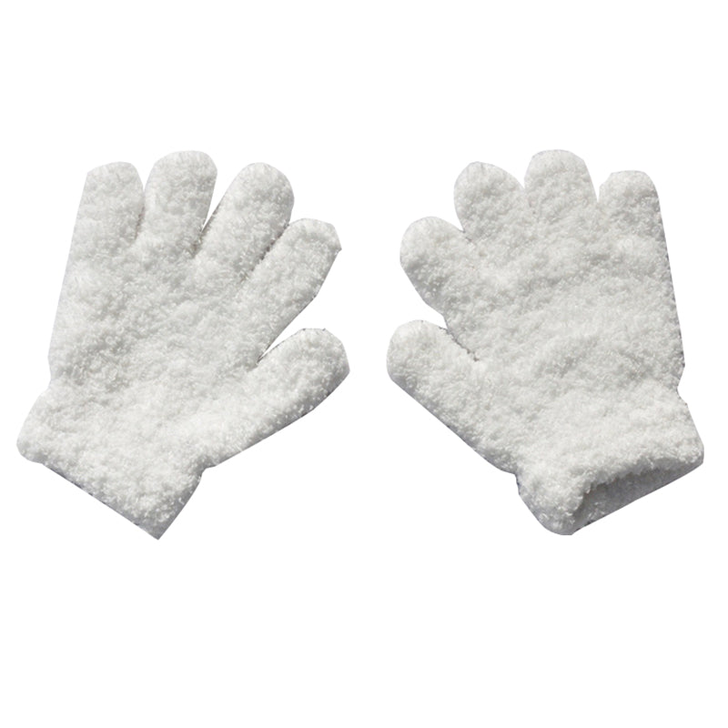 Winter kinderwanten met dikke plush fleece