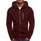 Modieuze hoodie met ritssluiting