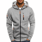 Modieuze hoodie met ritssluiting