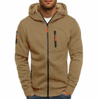 Modieuze hoodie met ritssluiting