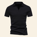 Katoenen V-hals polo
