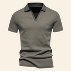 Katoenen V-hals polo