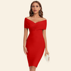 Bandagejurk Celeste met V-hals