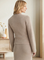 Zachte button-up trui
