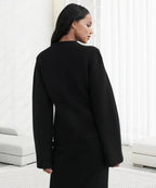 Zachte button-up trui