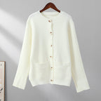 Zachte button-up trui