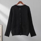 Zachte button-up trui
