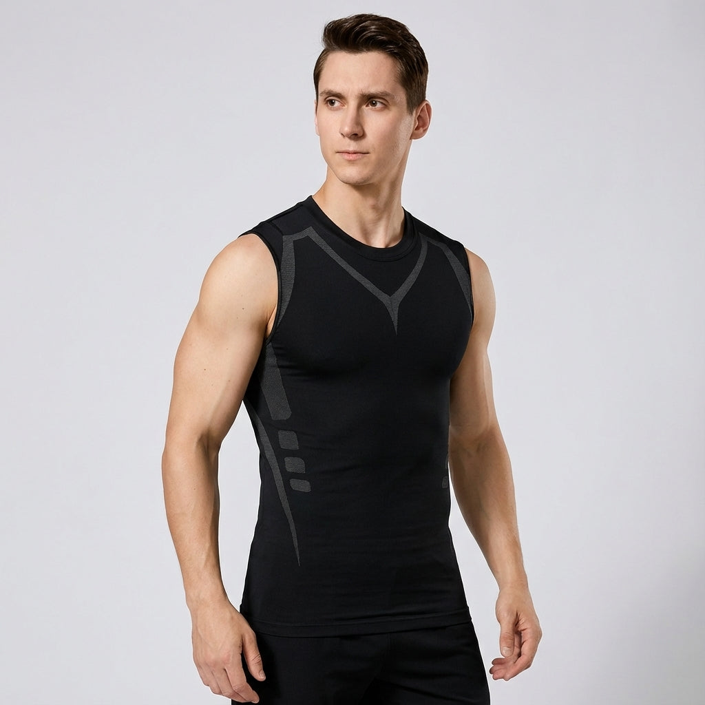 Naadloos compressie shirt