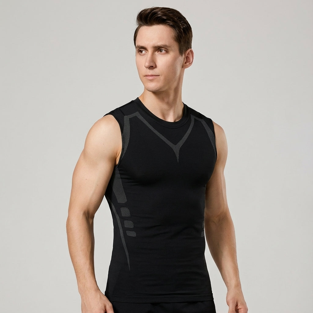 Naadloos compressie shirt