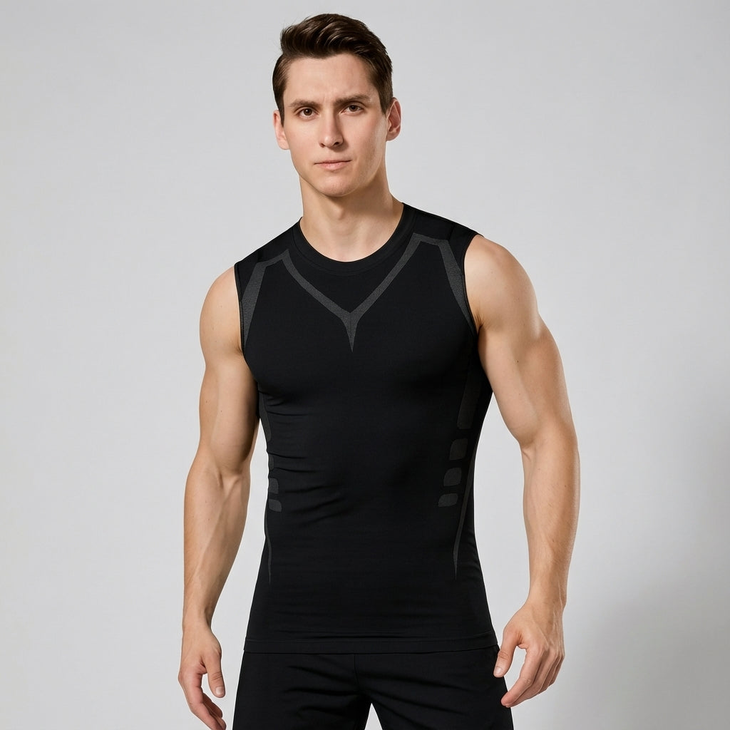 Naadloos compressie shirt