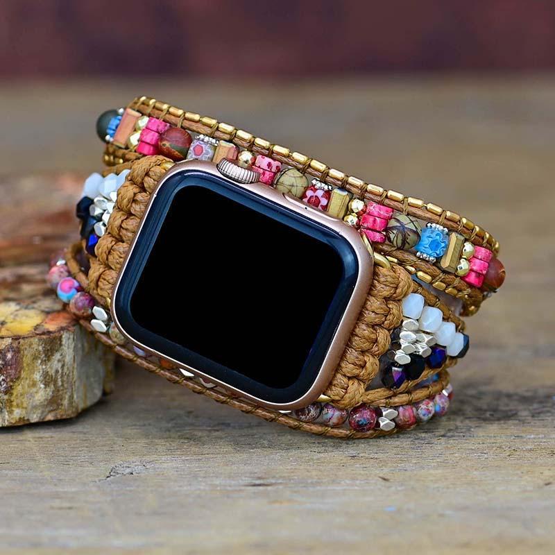 Edelsteen apple watch bandje – Liva