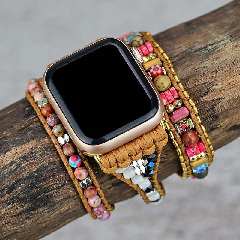 Edelsteen apple watch bandje – Liva