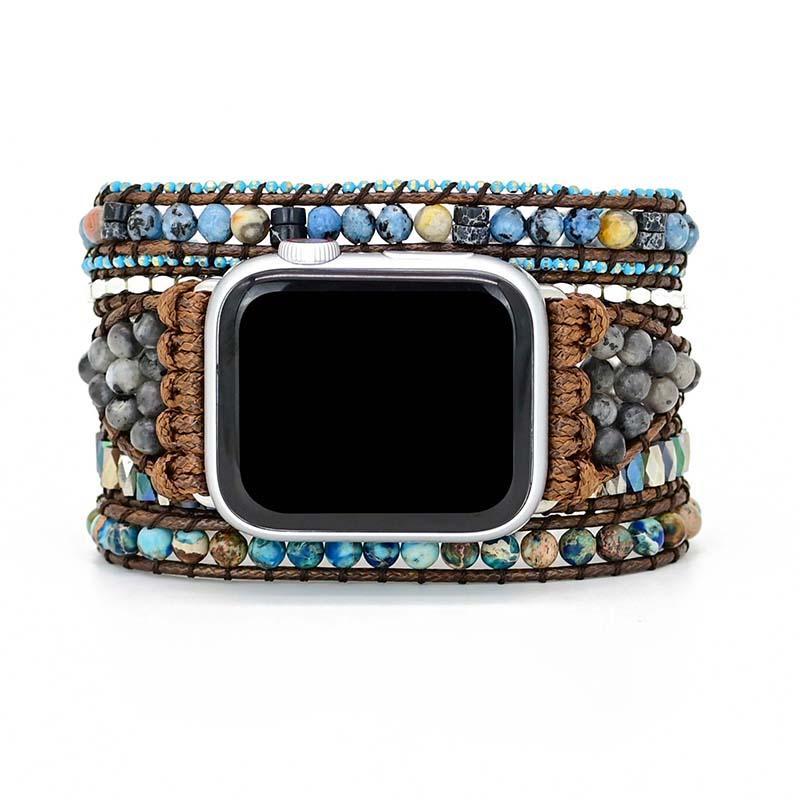 Edelsteen apple watch bandje – Noor