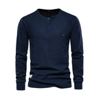 Stijlvol heren shirt met lange mouwen