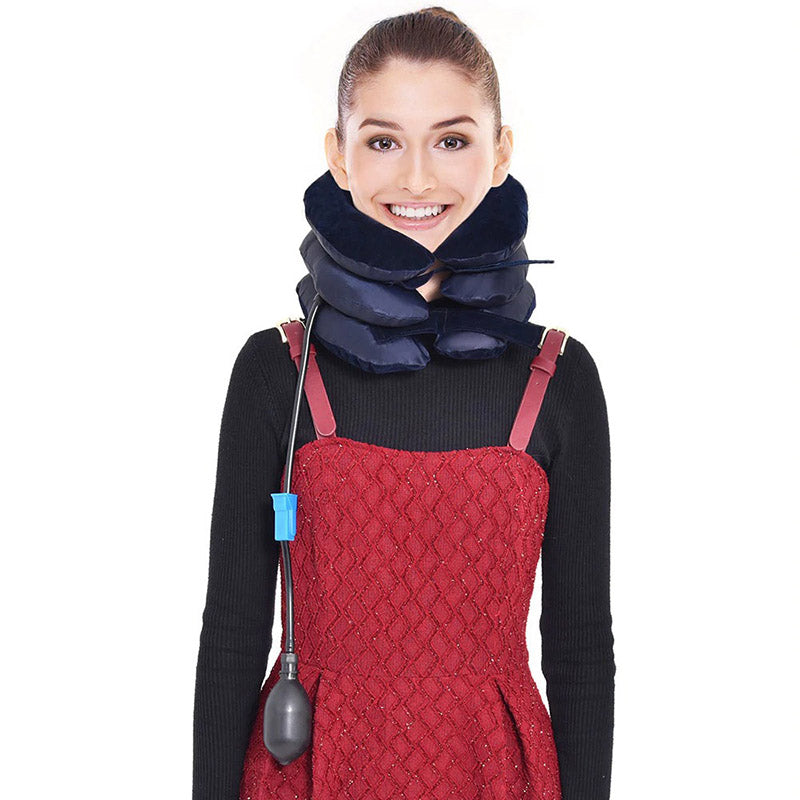 Air inflatable neck support