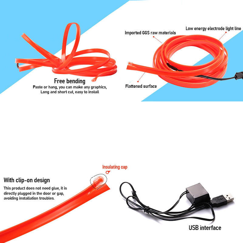 Car neon lighting kit