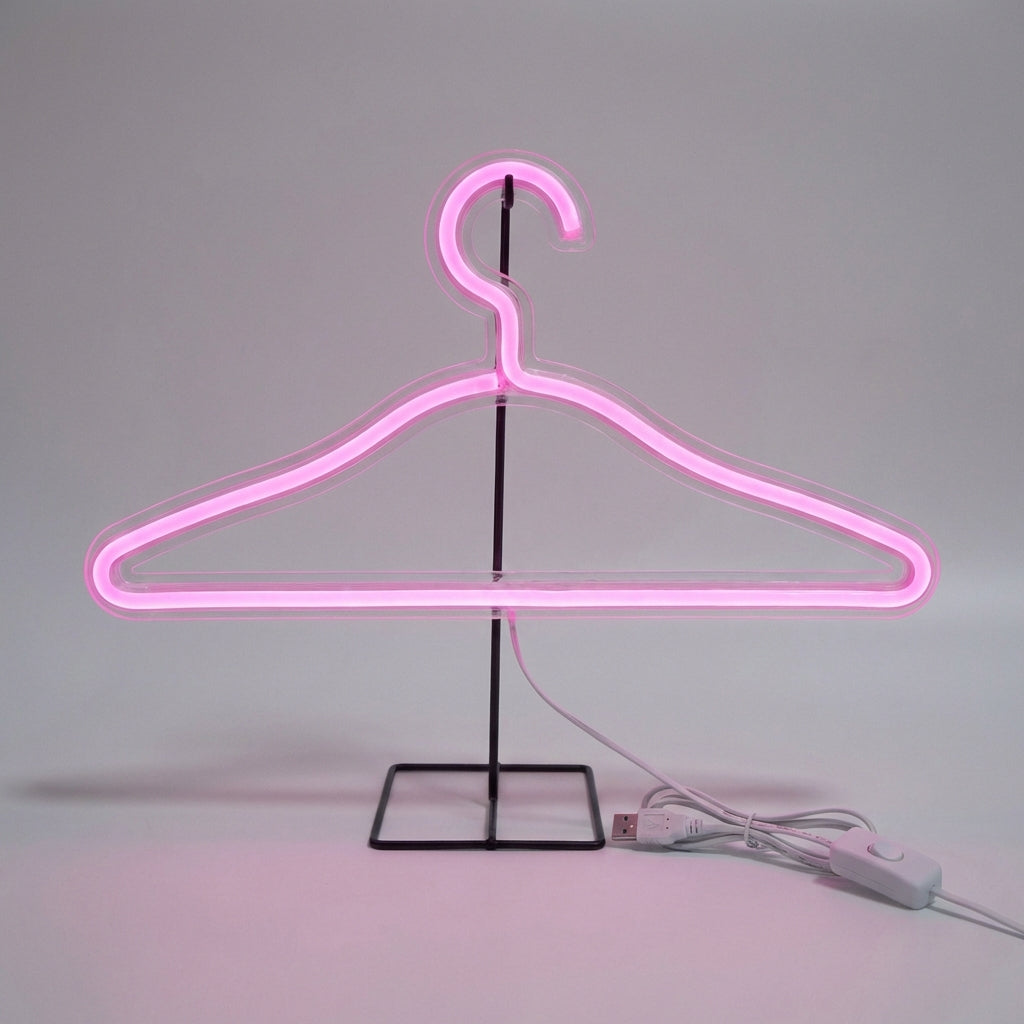 Hanglamp in neonstijl