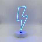 Neon-stijl tafellamp