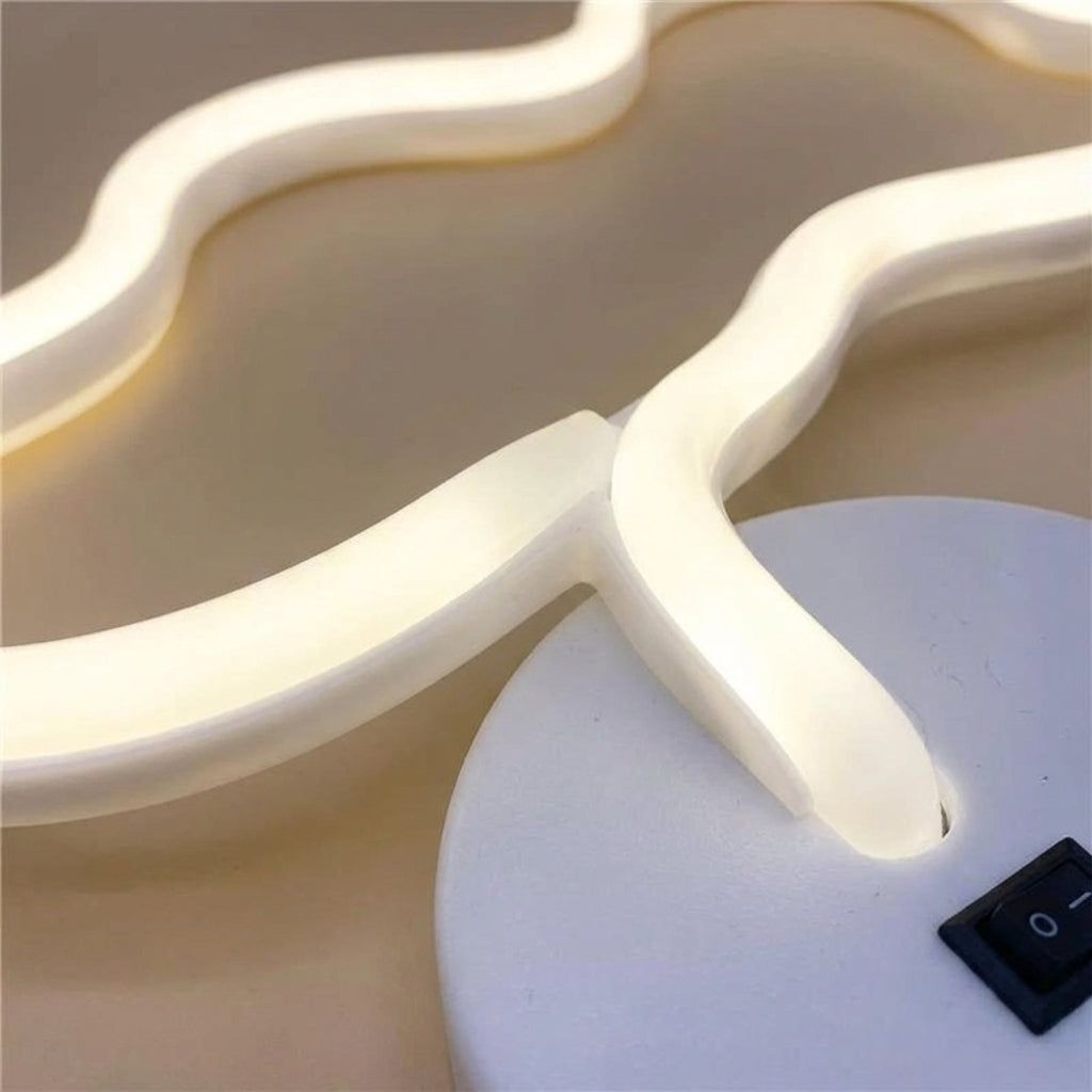 Neon-stijl tafellamp
