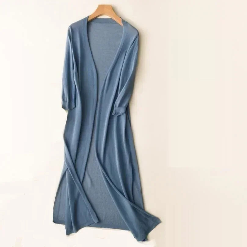 Dames lange mouw vest