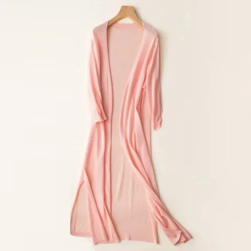 Dames lange mouw vest