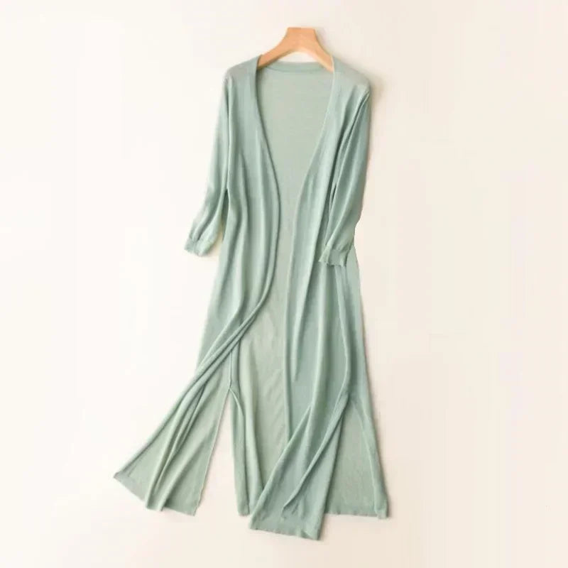 Dames lange mouw vest