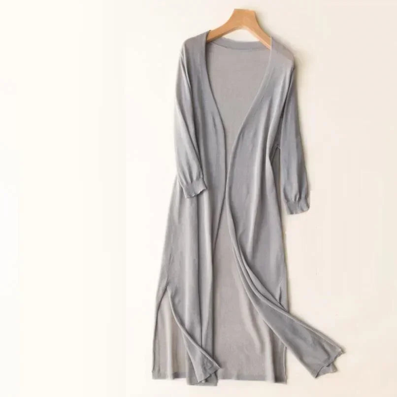 Dames lange mouw vest